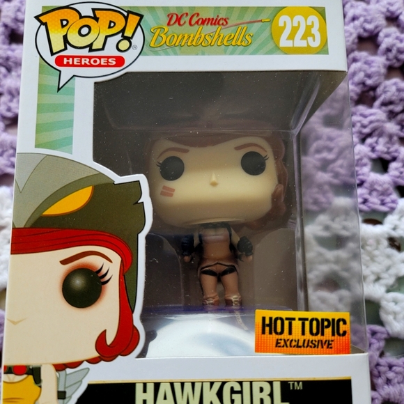 Hot Topic Exclusive Pop Vinyl Hawk Girl #223 - Picture 1 of 1